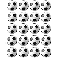 JZK 20 Piezas 32 mm plástico Mesa futbolín balones fútbol para niños y Adultos Fiesta cumpleaños favores Bolsas Fiesta…